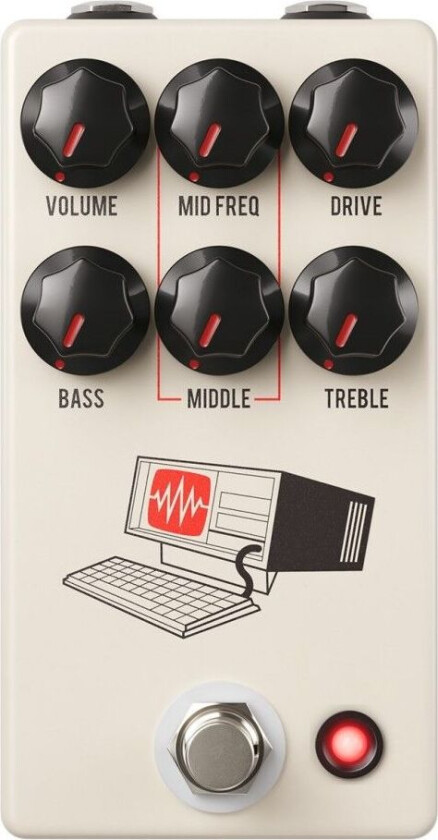 Hard Drive Modern Distortion Pedal Tan