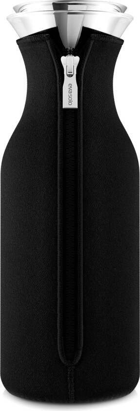 kjøleskapskaraffel vevd trekk sort