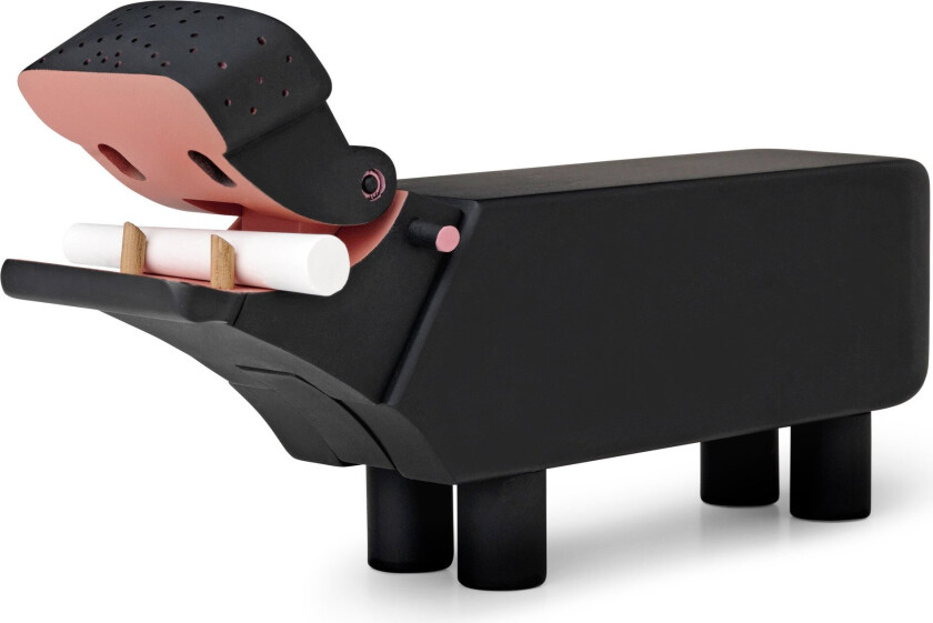 Bilde av Kay Bojesen flodhest krittavlemaling sort