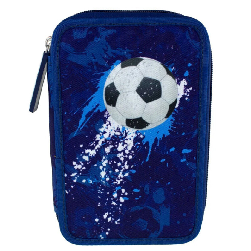 Cool School Dobbelt Pennal M/ Innhold - Fotball