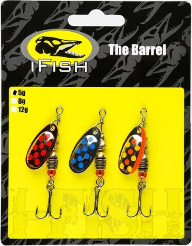 Bilde av iFish The Barrel 5g, 3-pack OneSize, Nocolour