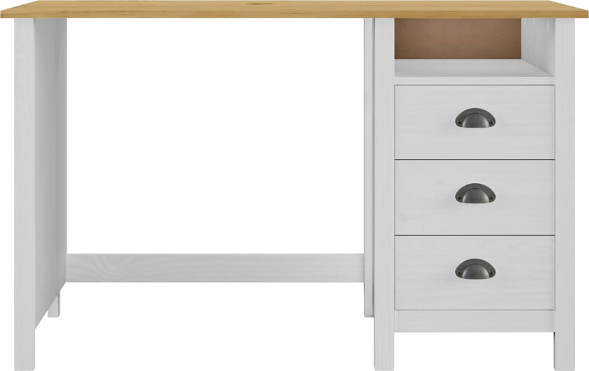 Skrivebord Hill Range 120x50x74cm - hvit og brun