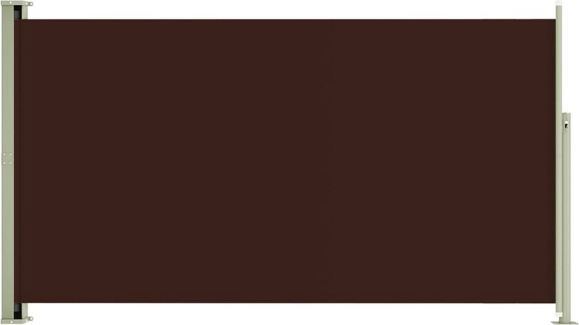 Uttrekkbar sidemarkise 170x300 cm - brun