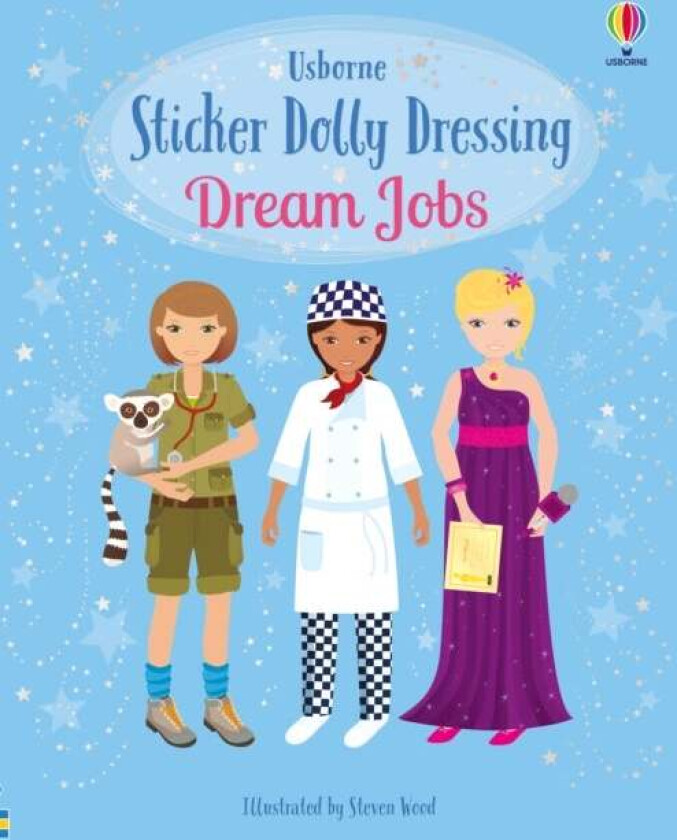Sticker Dolly Dressing Dream Jobs av Emily Bone