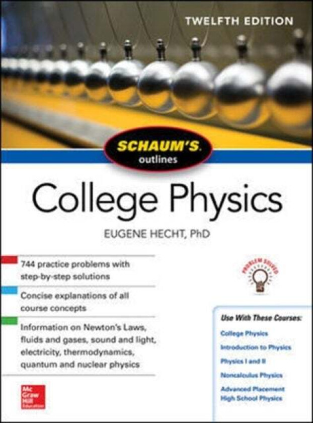 Schaum's Outline of College Physics, Twelfth Edition av Eugene Hecht