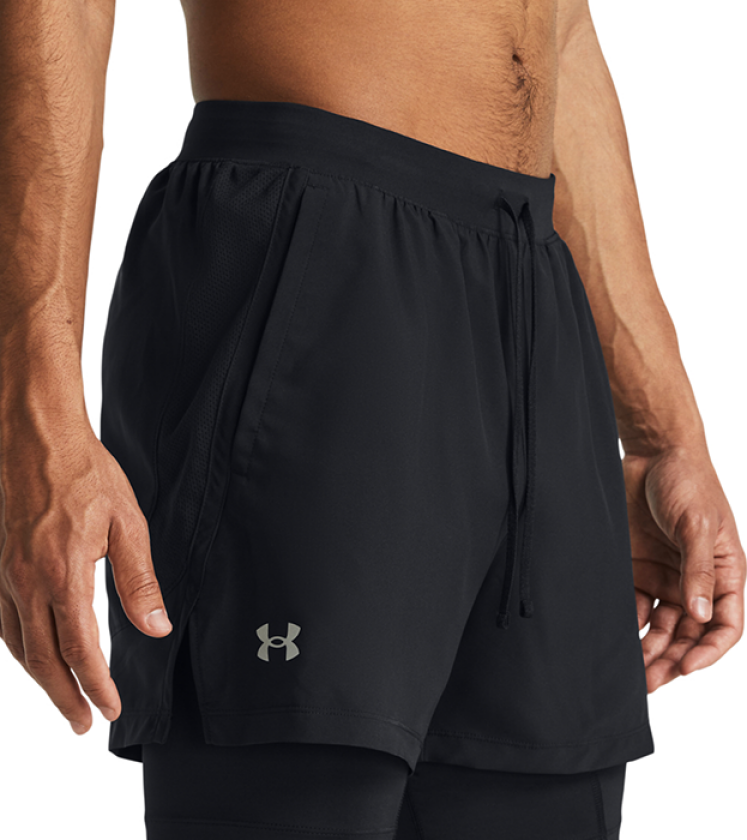 Men's UA Launch 5'' 2-In-1 Short Black S, Black
