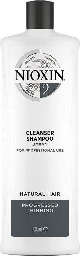 Nioxin System 2 Cleanser Shampoo 1000ml