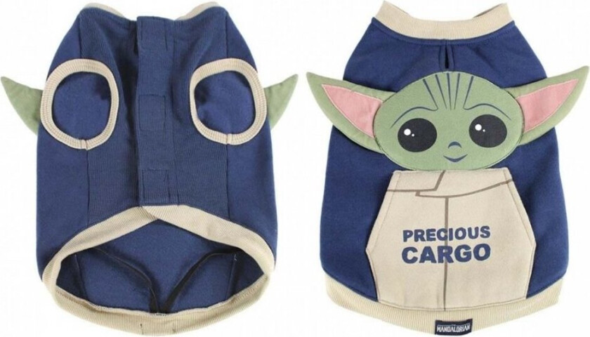 For FAN Pets Baby Yoda Hundegenser Blå & Beige (S)