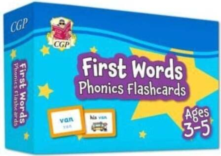 First Words Phonics Flashcards for Ages 3-5 av CGP Books