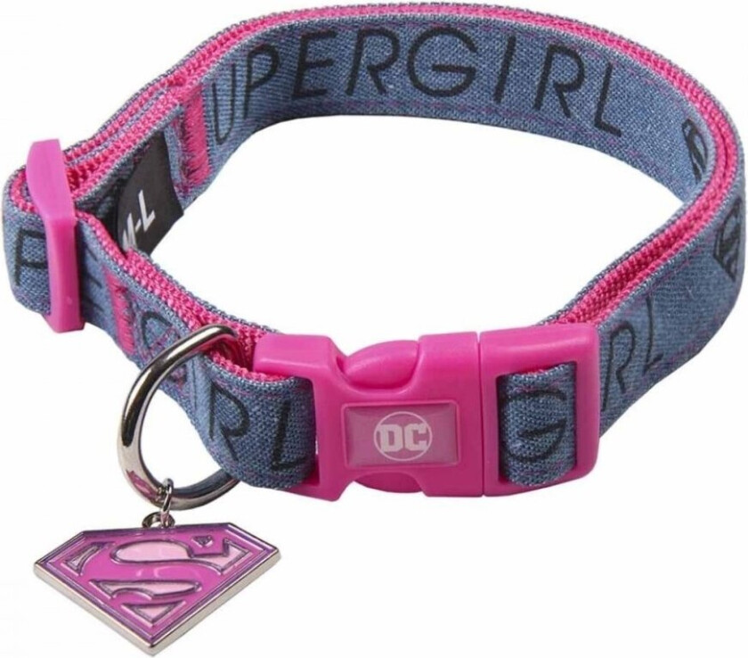 For FAN Pets Supergirl Hundehalsbånd (M/L)