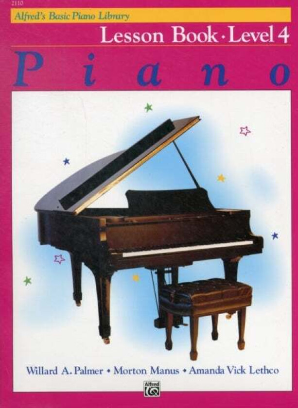 Alfred's Basic Piano Library Lesson 4 av Willard A Palmer, Morton Manus, Amanda Vick Lethco