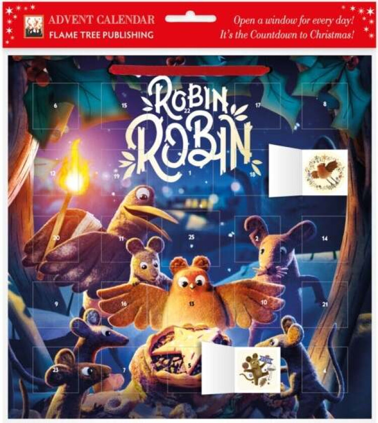 Aardman: Robin Robin Advent Calendar (with stickers)