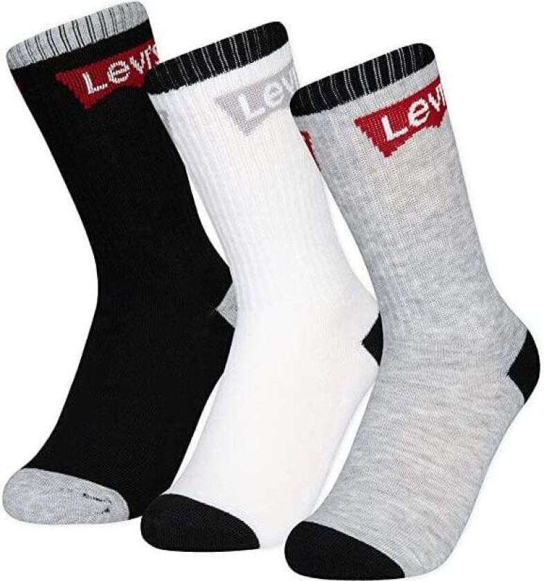 Levis BATWING REGULAR CUT Sokker 3-pk - Black - 34-36