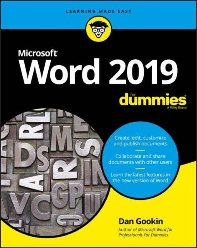 Word 2019 For Dummies Av Dan Gookin