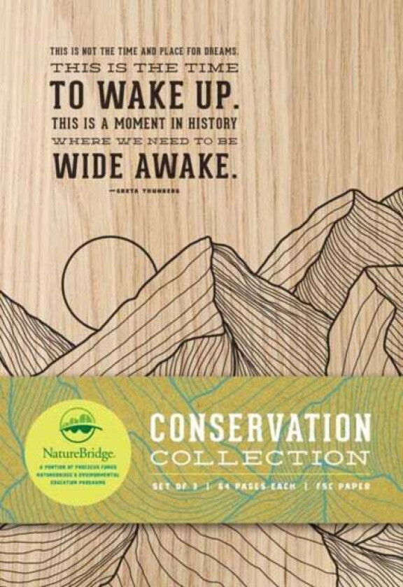 Conservation Sewn Notebook Collection (Set of 3) av Insight Editions