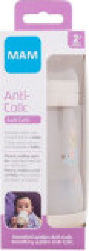 Mam - Easy Start Anti-Colic 2m+ Linen - For Kids, 260 ml
