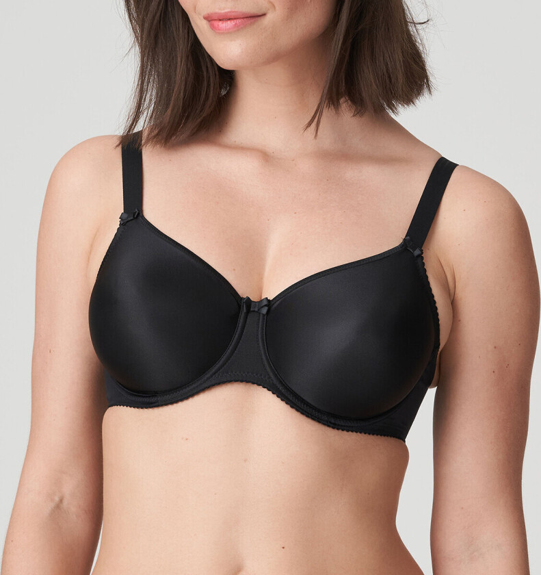 PrimaDonna Satin BH Med Spiler, Farge: Svart, Størrelse: 80C, Kvinner