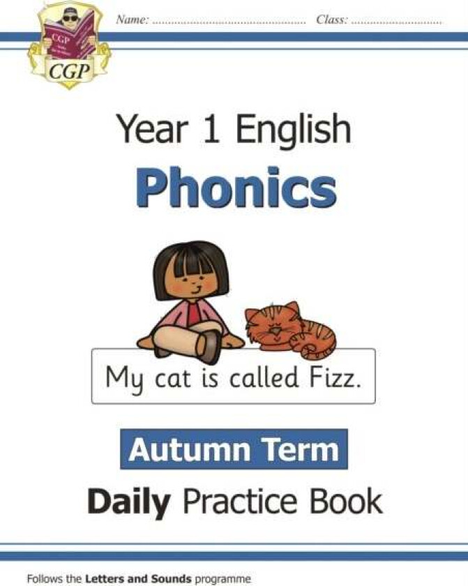 Ks1 Phonics Year 1 Daily Practice Book: Autumn Term Av Cgp Books