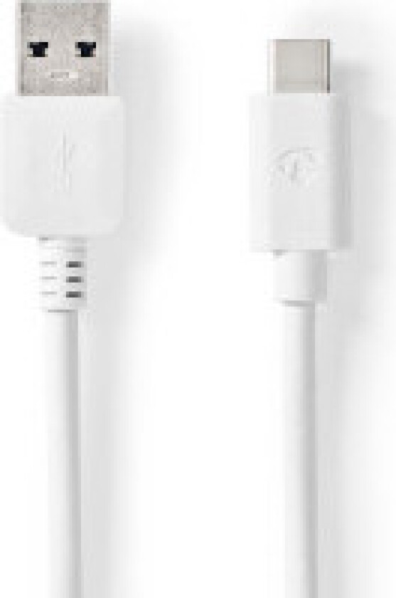 - USB-kabel - 24 pin USB-C (hann) til USB-type A (hann) - USB 3.1 Gen 2 - 20 V - 5 A - 1 m - rund, USB Power Delivery (5 A, 100 W) - hvit