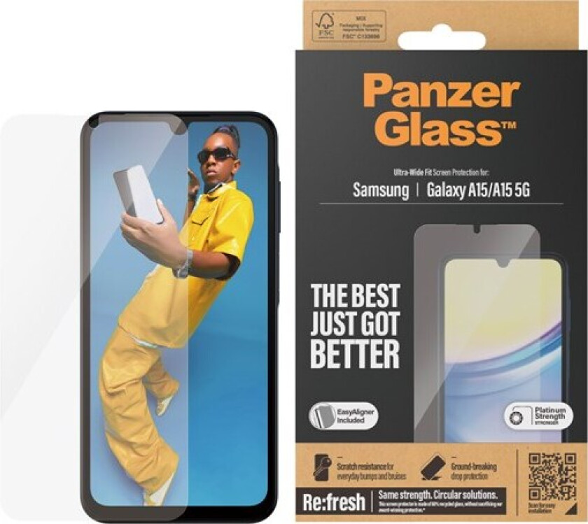 Panzerglass Ultra-wide Fit Samsung Galaxy A15, Samsung Galaxy A15 5g