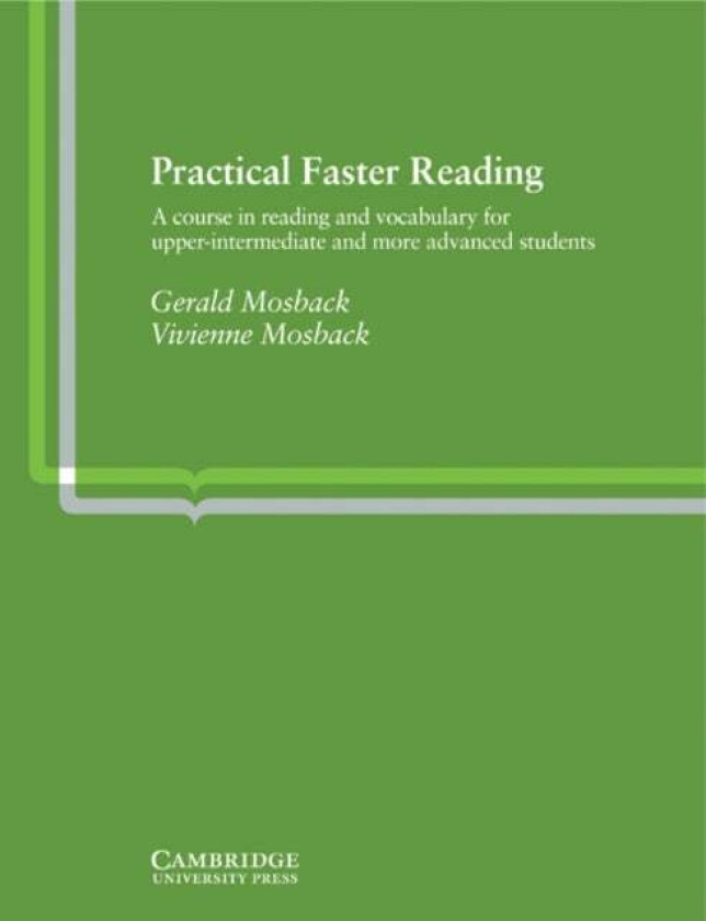 Practical Faster Reading av Gerald Mosback, Vivienne Mosback