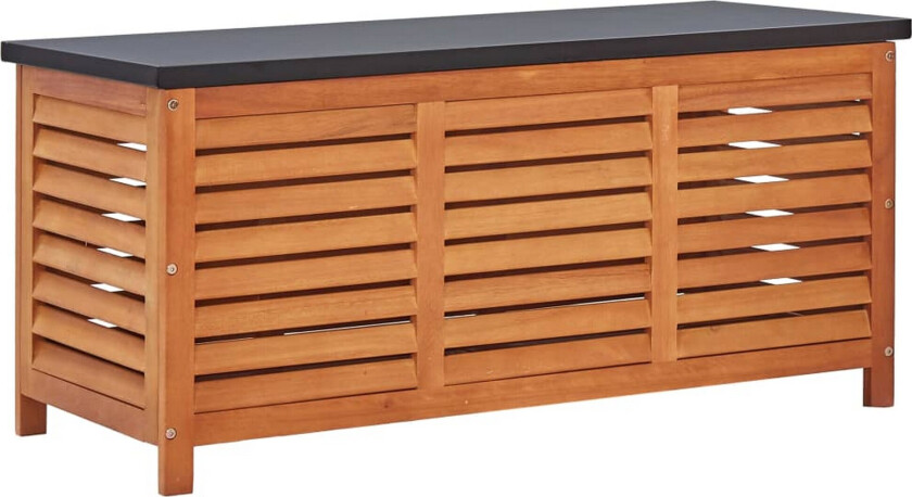 Oppbevaringsboks til hage 117x50x55 cm heltre eukalyptus