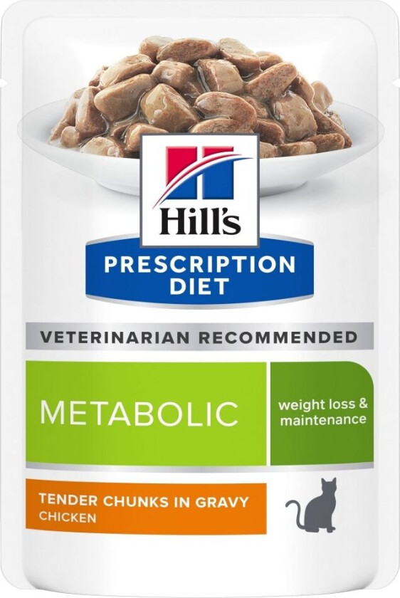 Hill's Prescription Diet Feline Metabolic Weight Loss & Maintenace Chicken 12x85 g