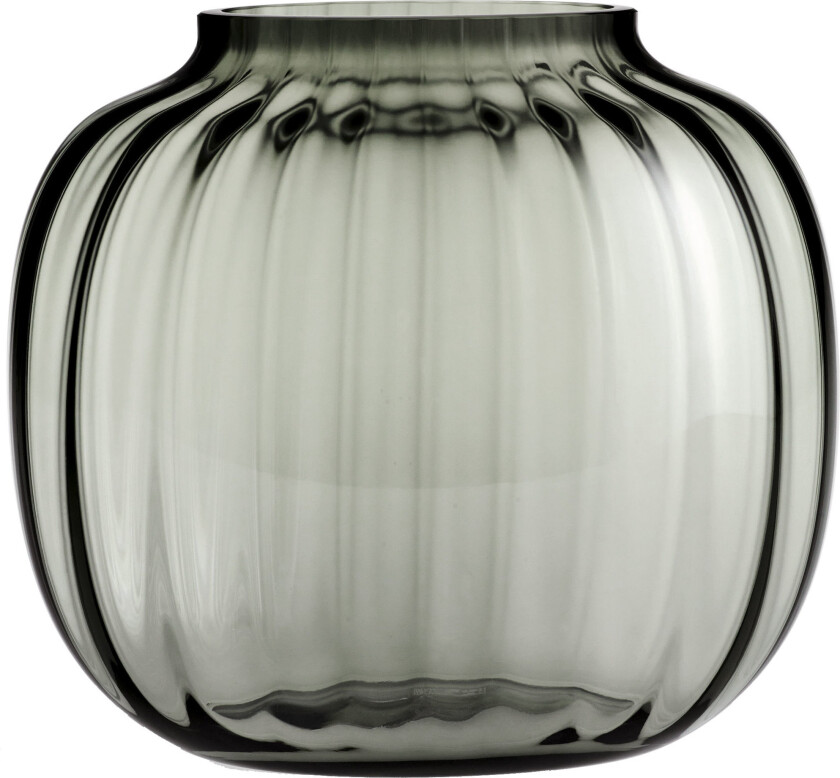 Primula vase oval 17,5 cm Smoke