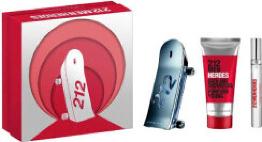 Sett herre parfyme Carolina Herrera 212 Men Heroes Forever Young