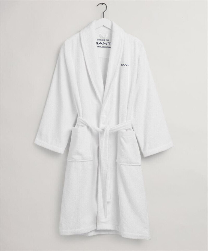Gant Terry Badekåpe Hvit XS