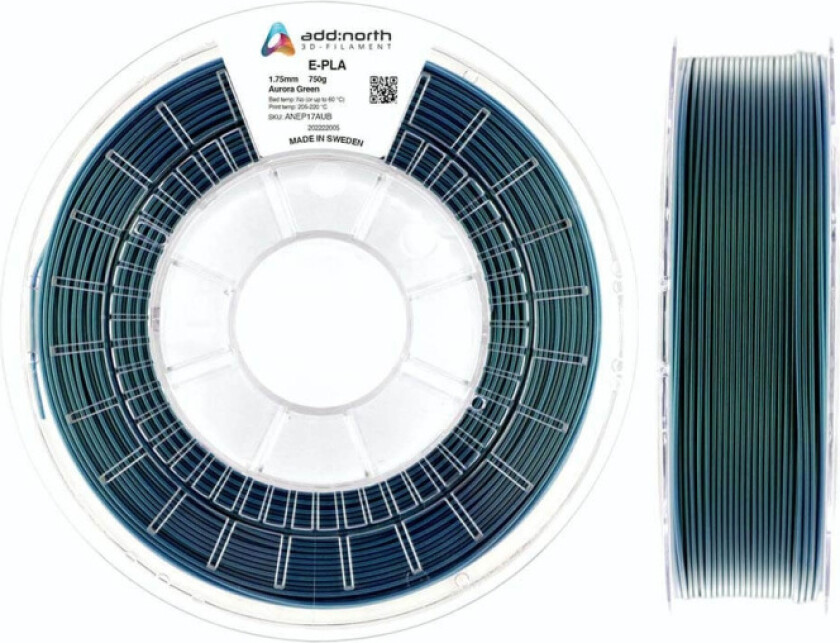 E-pla – 1,75 Mm – 750 G Aurora Grønn