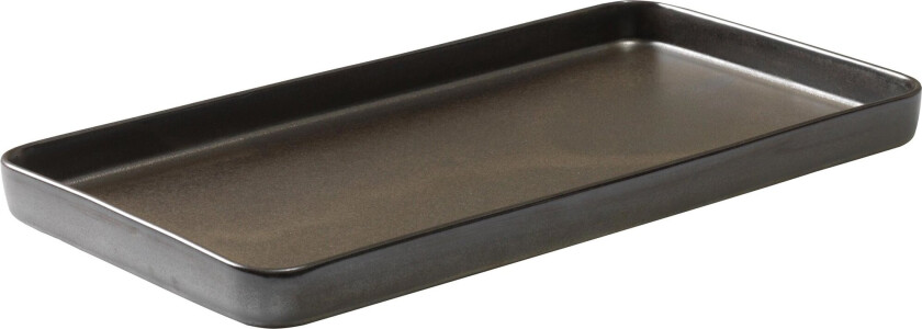 Aida Raw fat 18x34 cm Metallic brown