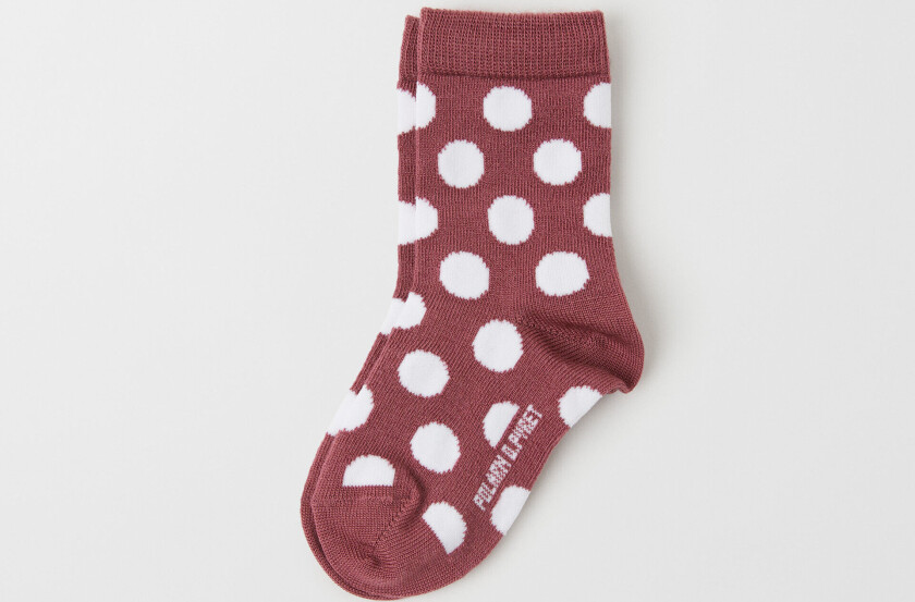 Sokker merinoull mønstret 22 24