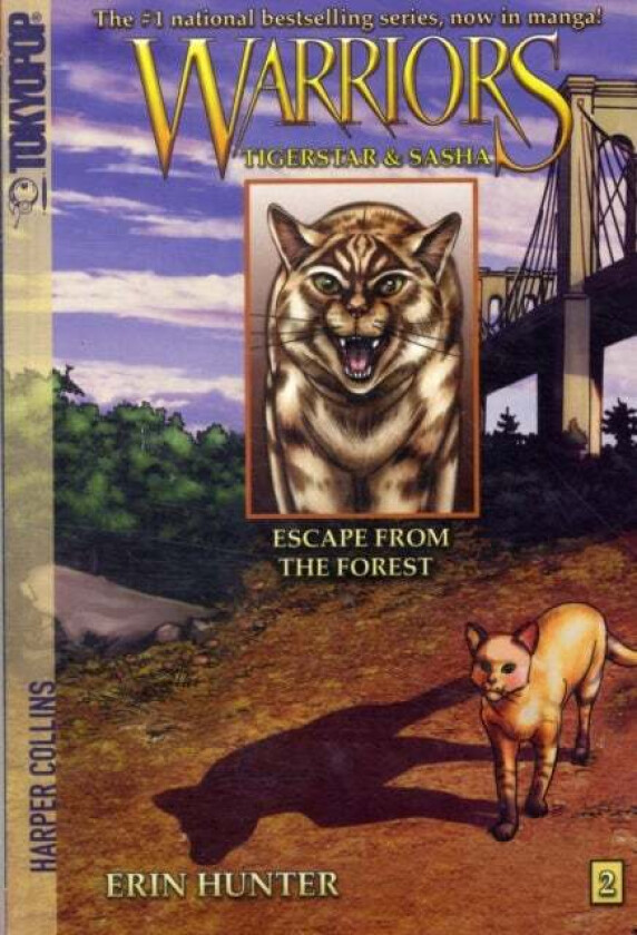 Warriors Manga: Tigerstar and Sasha #2: Escape from the Forest av Erin Hunter