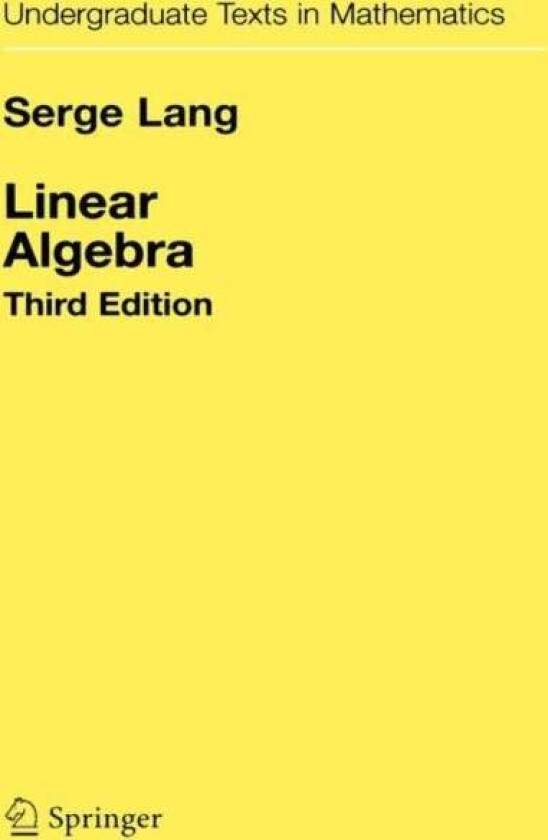 Linear Algebra av Serge Lang