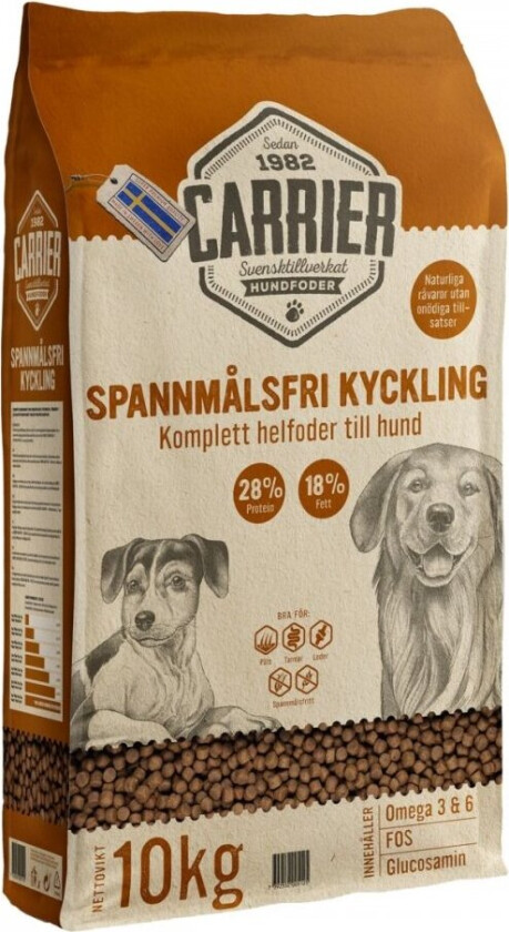 Carrier Kornfritt Kylling (10 kg)