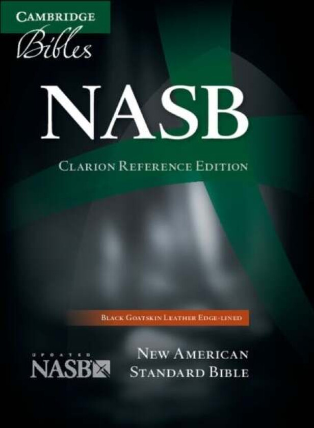 NASB Clarion Reference Bible, Black Edge-lined Goatskin Leather, NS486:XE