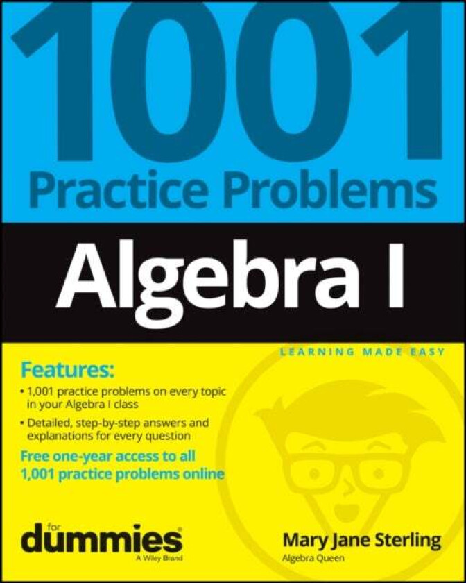 Algebra I: 1001 Practice Problems For Dummies (+ Free Online Practice) av Mary Jane Sterling