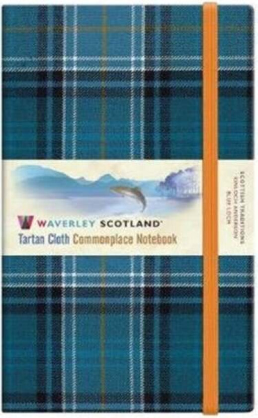 Blue Loch Waverley Tartan Notebook/journal: Large: 21 X 13cm Av Ron Grosset