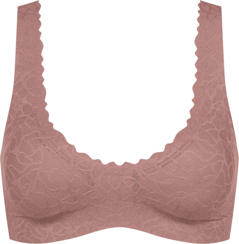 Zero Feel Lace. Bralette BH, Farge: Cacao, Størrelse: XL, Kvinner