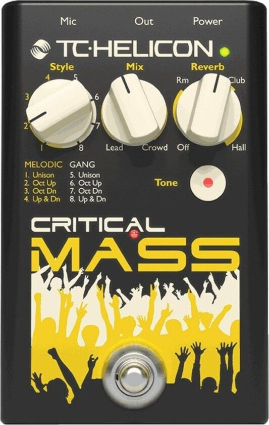 Bilde av Critical Mass Vokaleffektpedal