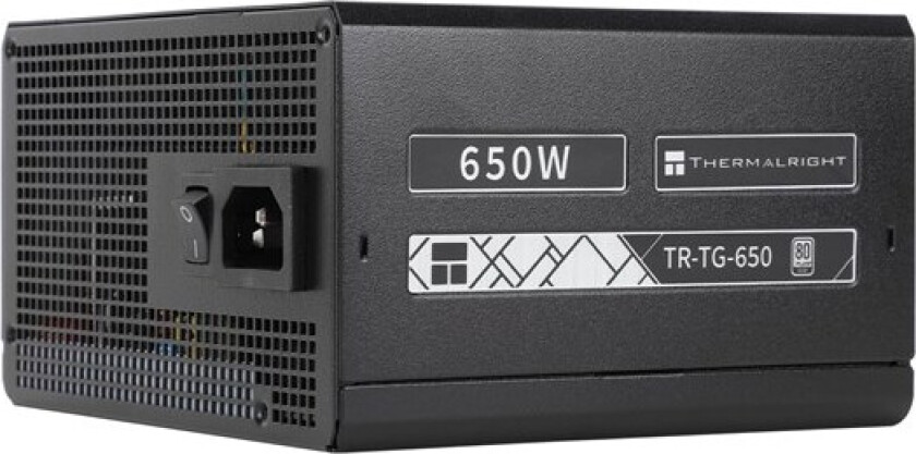 TG (Modular) Svart - Strømforsyning (PSU) - 650 Watt - 120 mm - 80 Plus Gold sertifisert