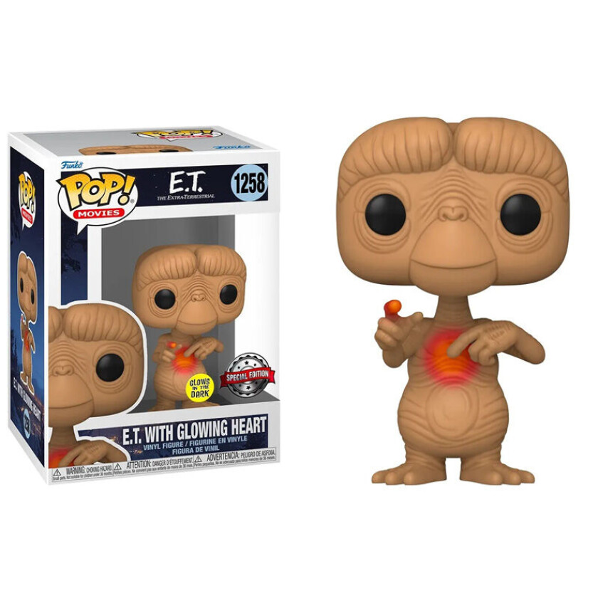 Funko Pop! Movies: E.T. - E.T. Med Lysende Hjerte #1258