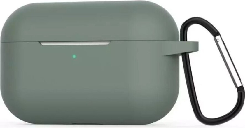 Apple Airpods Pro Charging Case Deksel m. Karabinkrok - Grønn