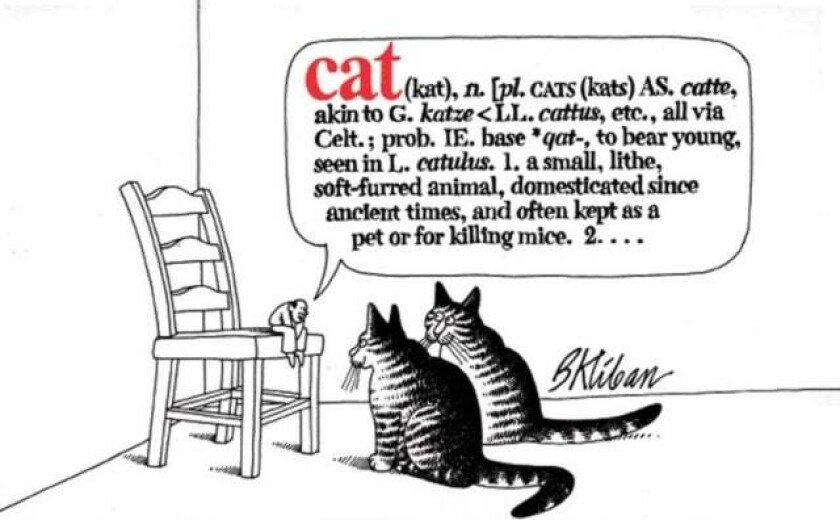 Cat av B. Kliban