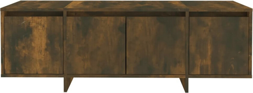 TV-benk røkt eik 120x30x40,5 cm sponplate