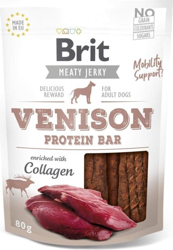 Brit Care Meaty Jerky Proteinbar Venison (80 g)