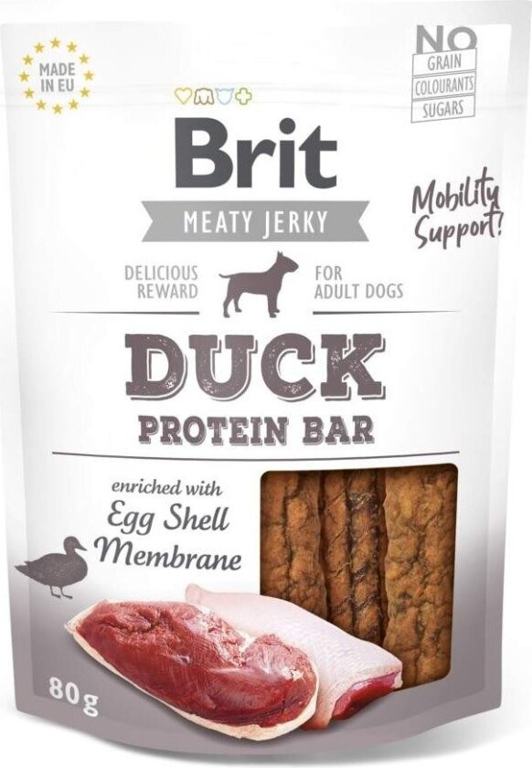 Brit Care Meaty Jerky Proteinbar Duck 80 g