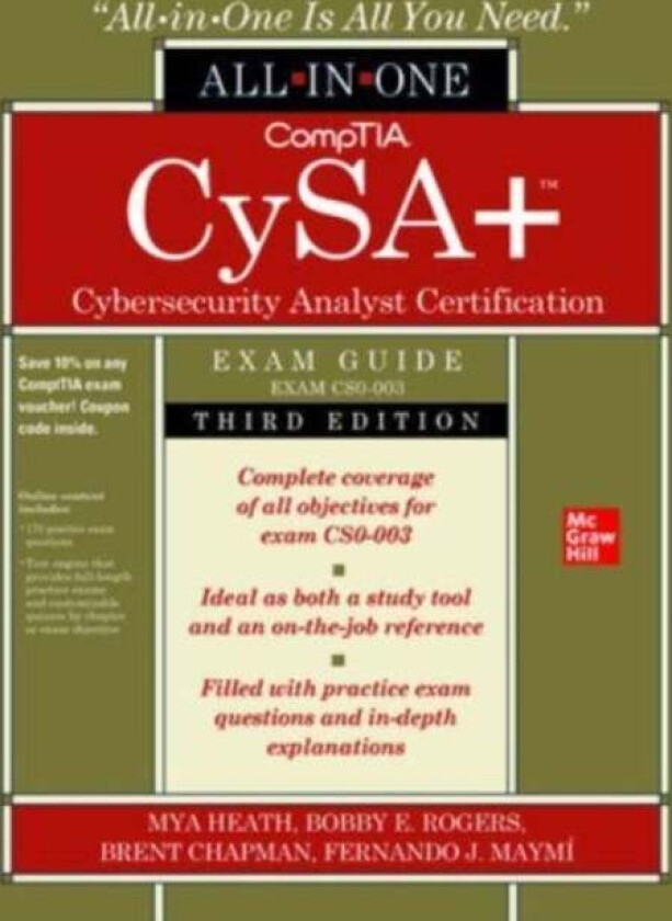 CompTIA CySA+ Cybersecurity Analyst Certification All-in-One Exam Guide, Third Edition (Exam CS0-003 av Mya Heath, Bobby Rogers, Brent Chapman, Fernan