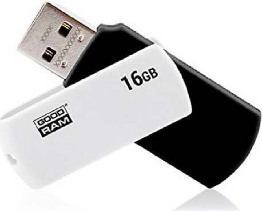 Minnepenn GoodRam UCO2 USB 2.0 Hvit/Svart USB-Penn